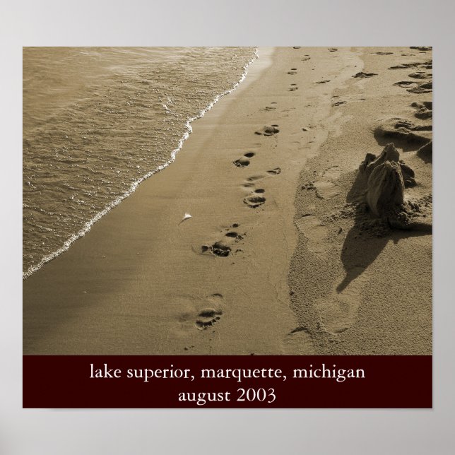 Footprints Poster (Vorne)