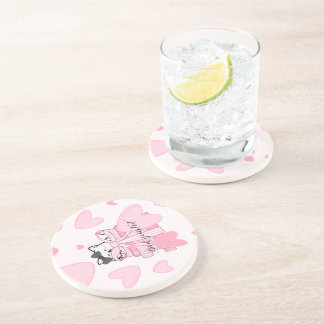 For Cat Lovers & Readers – Bookish Drink Coaster Getränkeuntersetzer