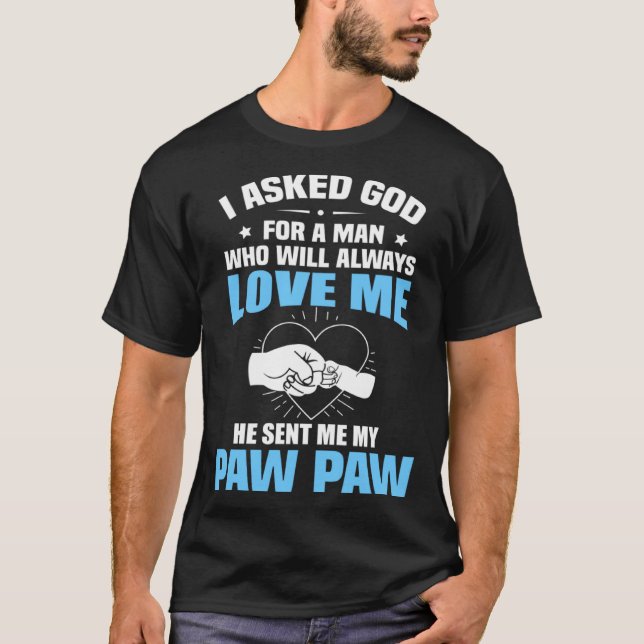 For Granddaughter Grandson From Paw Paw T-Shirt (Vorderseite)