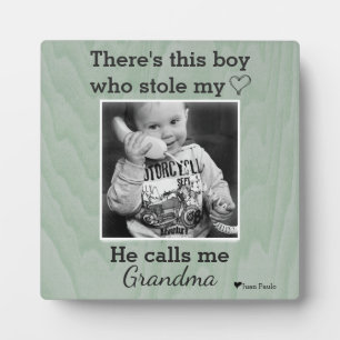 For Grandma on Mother's Day Custom Photo Plaque