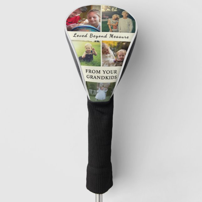 For Grandpa – Loved Beyond Measure Golf Cover Golf Headcover (Vorderseite)