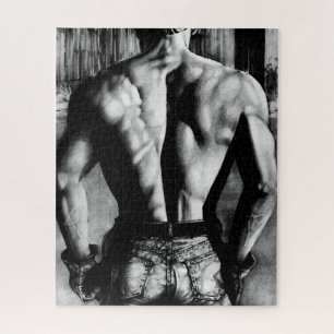 For Men Elegant Hand-drawn Art Male Bodybuilder