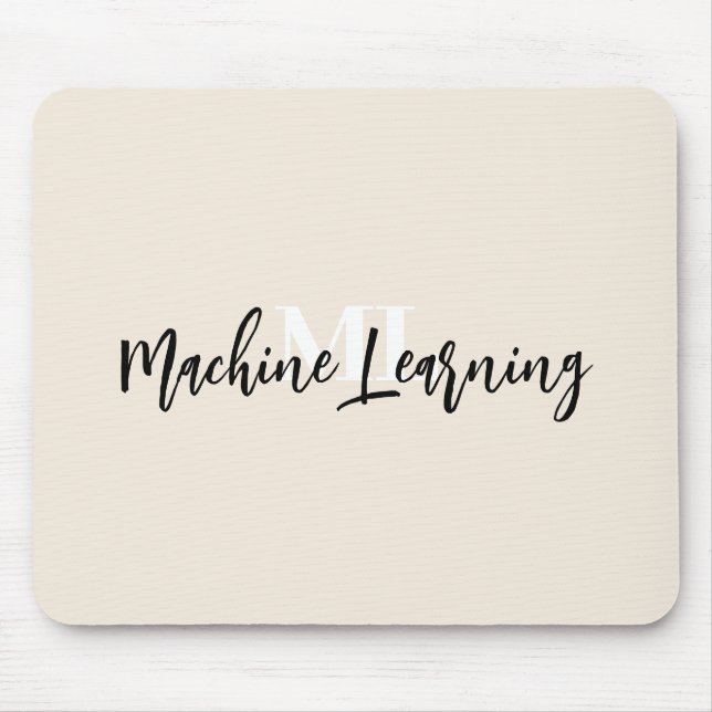 For ML Lovers & Tech Enthusiasts – Sleek Mousepad  (Vorne)