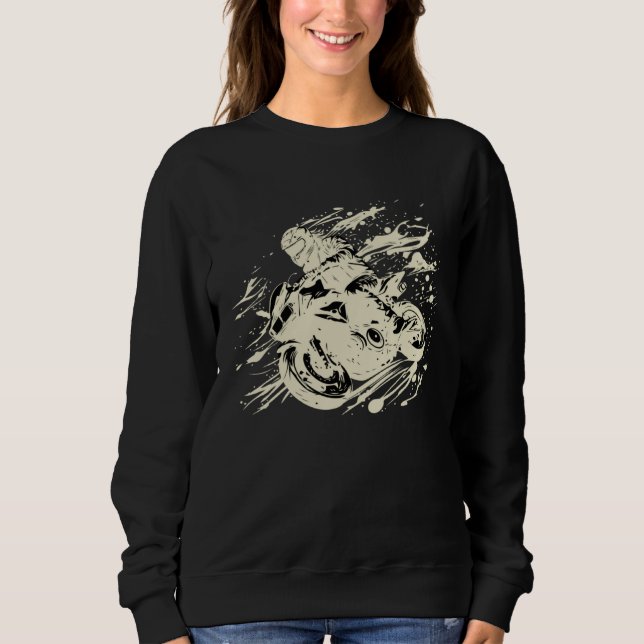 for motorcyclists motorcycles  2 sweatshirt (Vorderseite)