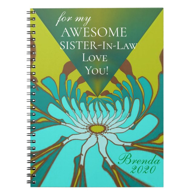 For My Awesome Sister-in-Law Love You! Notizblock (Vorderseite)