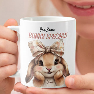 For Some Bunny Special Cute Easter Coquette Bunny  Kaffeetasse