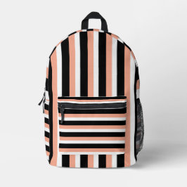 For Style Lovers – Abstract Peach Art Backpack Bedruckter Rucksack