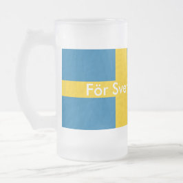 För Sverige-i tiden Mattglas Bierglas