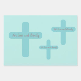 For time and eternity geschenkpapier set