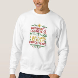 For to us a child is born - Christmas - Christian Sweatshirt