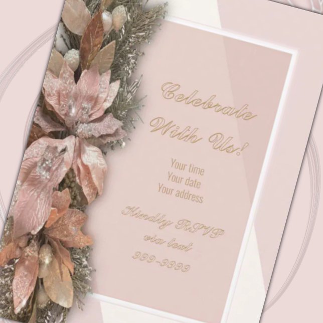 For Unto Us Christmas Invitation Card (Créateur téléchargé)