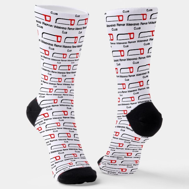 for Weekend Repair Club Socken (Gewinkelt)