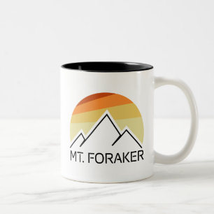 Foraker Alaska Retro Zweifarbige Tasse