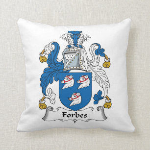 Forbes Familienwappen Kissen