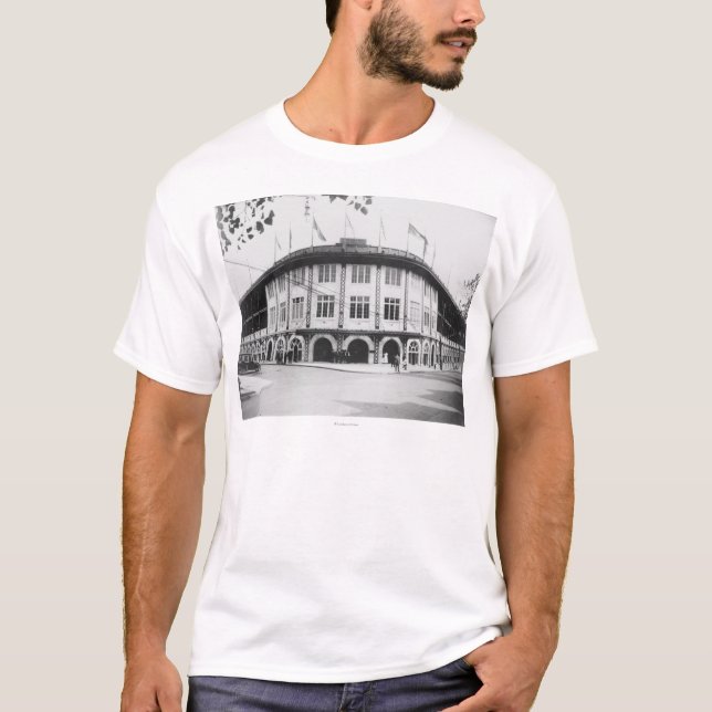Forbes fangen Stadions-Pittsburgh-Baseball auf T-Shirt (Vorderseite)