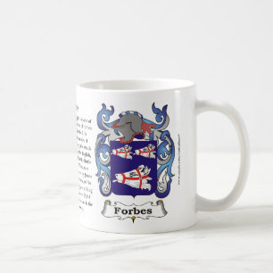 Forbes, Geschichte, Bedeutung und die Wappen-Tasse Kaffeetasse