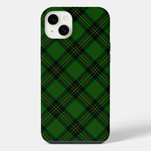 Forbes-Tartan Grün-Schwarz Karo iPhone 14 Plus Hülle