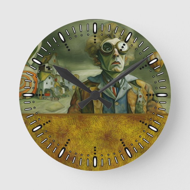 Forboarding Runde Wanduhr (Vorderseite)