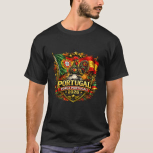 FORÇA PORTUGAL T-Shirt 🇵🇹 Portugal Stolz