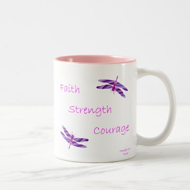 Force de la foi Courage Mug (Droit)