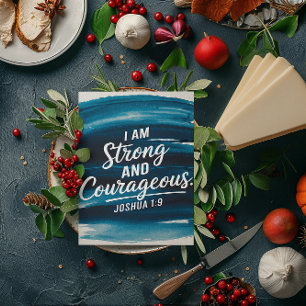 Force et courage dans la carte d'affirmation du Ch