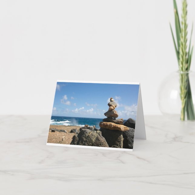 Force et équilibre - Carte pliée vide (Devant)