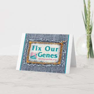 FORCE Fix Our Gene notecard Karte