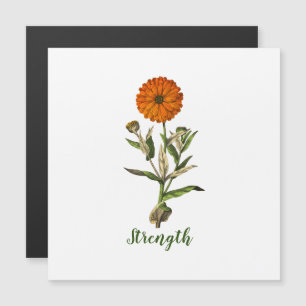 Force Marigold Carte magnétique Inspirationnelle