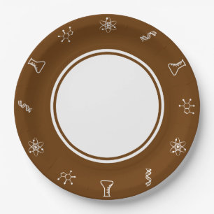 Forces Attractives dans Assiette en Papier au Choc