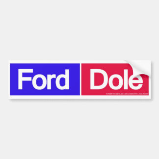 Ford 1976 Dole für Präsidenten Autoaufkleber