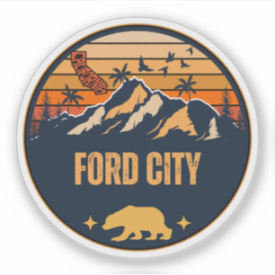 Ford City, Kalifornien Aufkleber