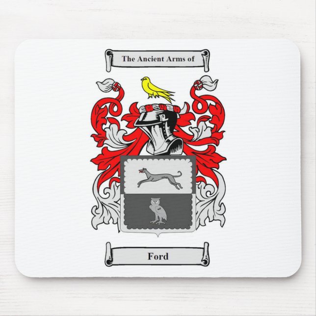 Ford-(englisches) Wappen Mousepad (Vorne)
