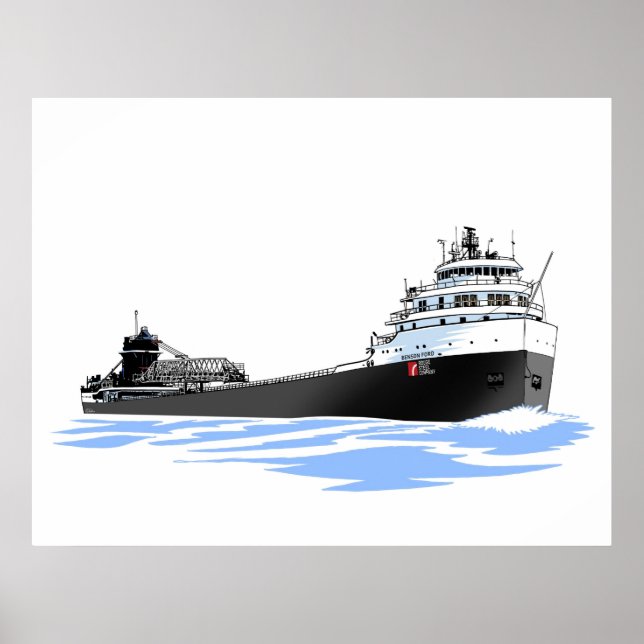 Ford "Great Lakes Freighter Benson" (2) Poster (Vorne)