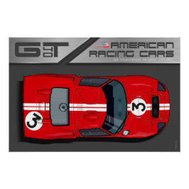 Ford GT40 No.3 Poster