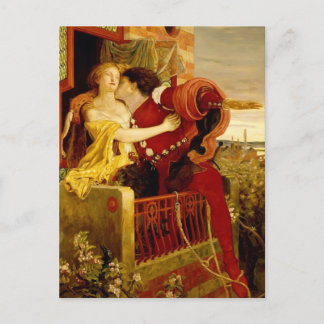 Ford Madox Brown: Romeo und Julia Postkarte
