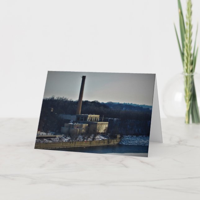 "Ford Steam Pflanze" Weihnachtskarte Karte (Vorderseite)