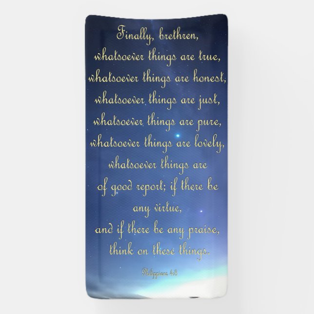 Förderbanner - Philippinen 4:8 Banner (Vertikal)