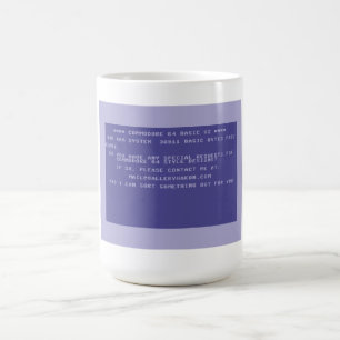 Fordere Dein individuelles Commodore 64-Design an Kaffeetasse