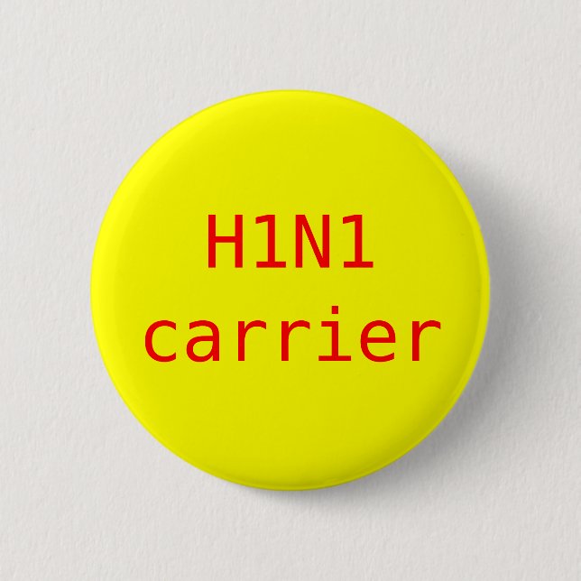 Fördermaschine H1N1 Button (Vorderseite)