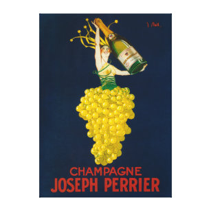 Förderndes Plakat Josephs Perrier Champagne Leinwanddruck