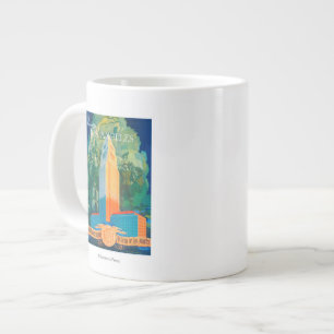 Förderndes Plakat Los Angeless Jumbo-Tasse