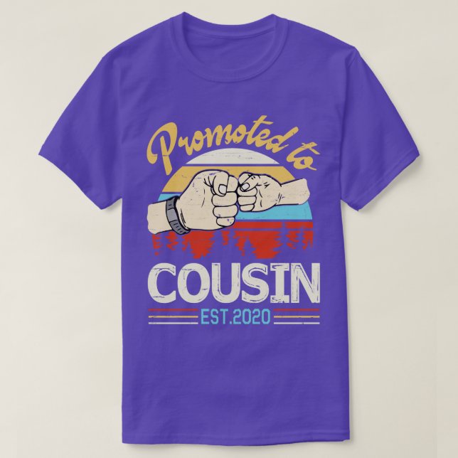 Fördert für Cousin Est 2020 glückliche Vater Mutte T-Shirt (Design vorne)