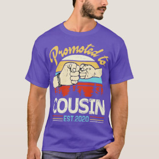 Fördert für Cousin Est 2020 glückliche Vater Mutte T-Shirt