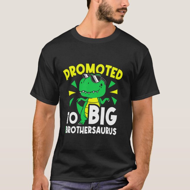 FÖRDERT ZU Big BROTHERSAURUS Big Brother Dinosaur T-Shirt (Vorderseite)