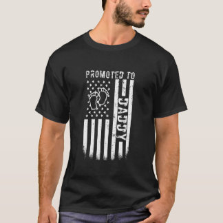 Förderung der amerikanischen Flagge Daddy New Dad  T-Shirt