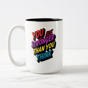Förderung der Angebotstypografie Zweifarbige Tasse