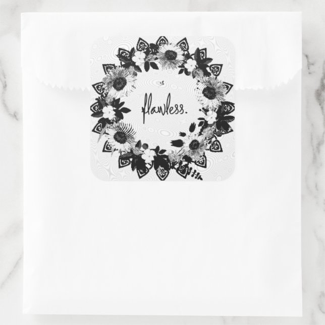 Förderung der Erleuchtung Comfort Hope Quadratischer Aufkleber (Tasche)