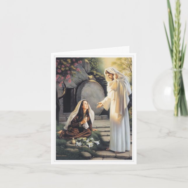 Förderung der Glaubenskarte Feiertagskarte (Vorderseite)