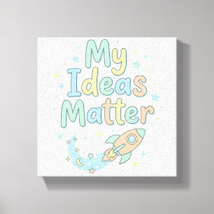 Förderung der Kreativität bei Kindern Zitate Ideen Leinwanddruck