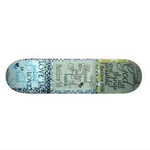 Förderung der Schrift Skateboard